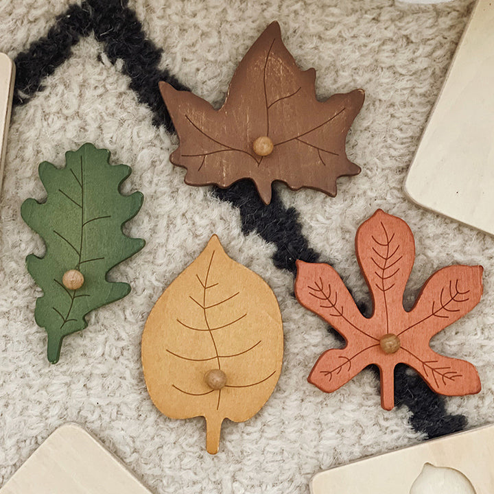 Wooden Leaf Panel Puzzles
