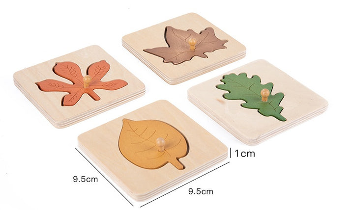 Wooden Leaf Panel Puzzles