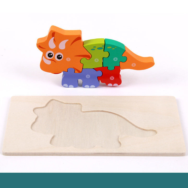Wooden 3D Dinosaur Puzzles