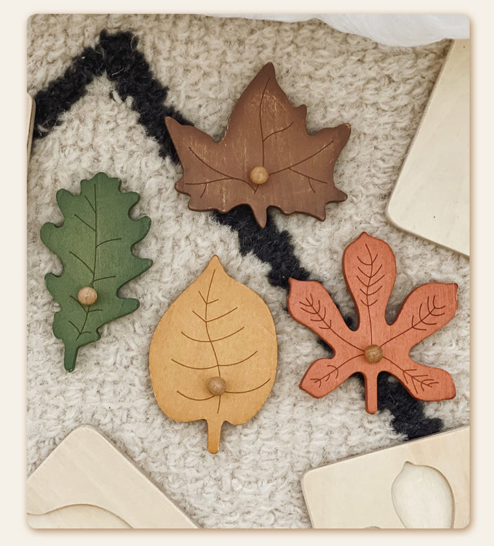 Wooden Leaf Panel Puzzles