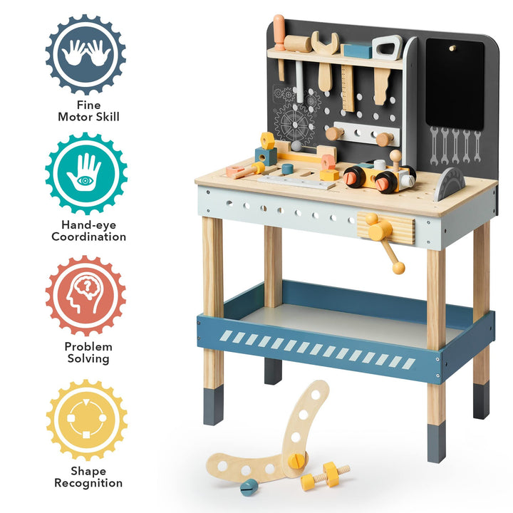 Kids Wooden Tool Bench Workshop
