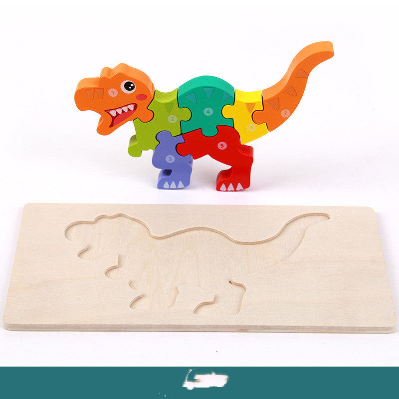 Wooden 3D Dinosaur Puzzles