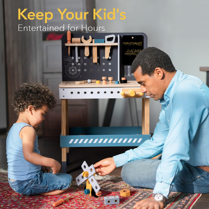 Kids Wooden Tool Bench Workshop