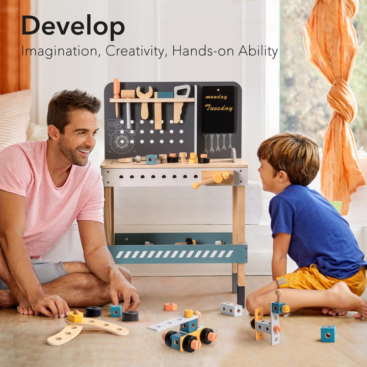 Kids Wooden Tool Bench Workshop