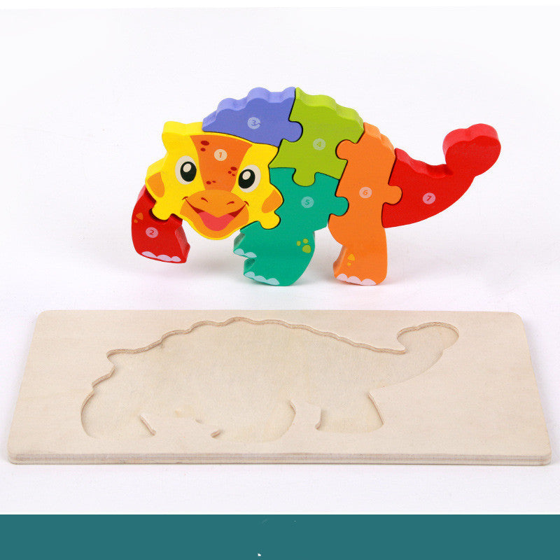 Wooden 3D Dinosaur Puzzles
