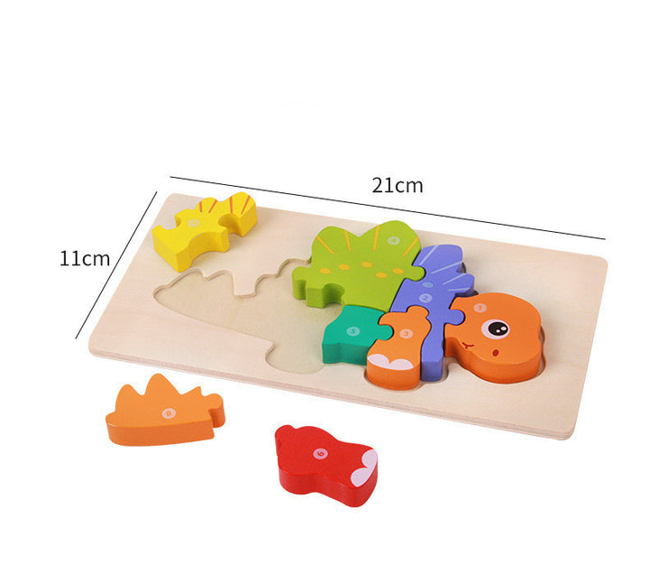 Wooden 3D Dinosaur Puzzles