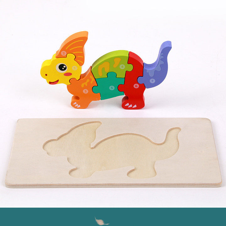 Wooden 3D Dinosaur Puzzles
