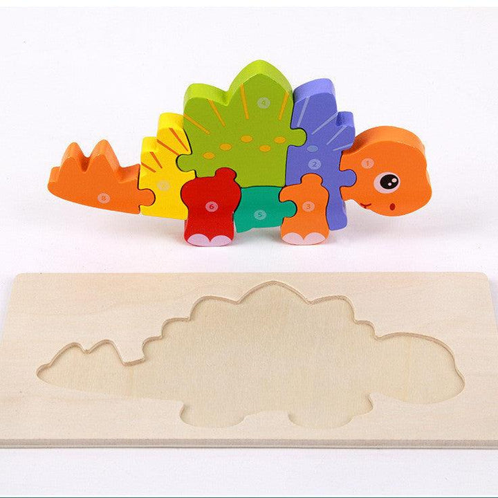 Wooden 3D Dinosaur Puzzles