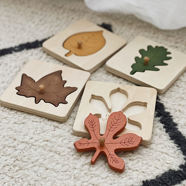 Wooden Leaf Panel Puzzles