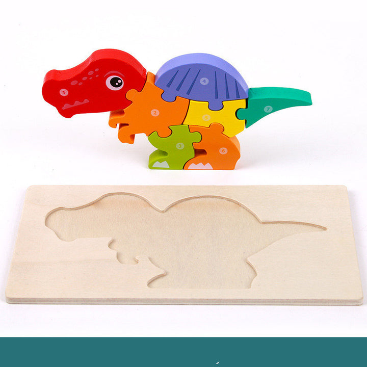 Wooden 3D Dinosaur Puzzles